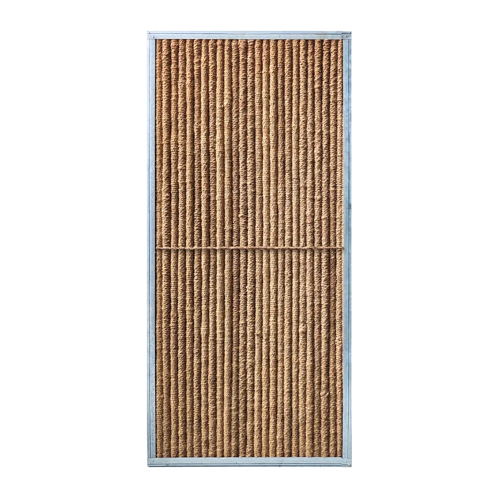Kokosvezel schutting - 200 x 90 cm - Gegalvaniseerd frame