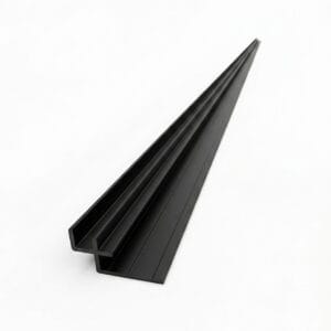 Binnenhoekprofiel - Zwart - 300cm - Voor max. 3mm