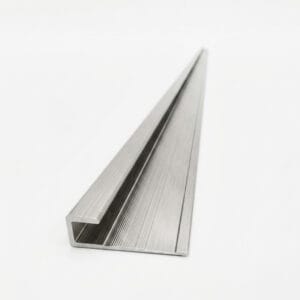 Afsluitprofiel - Zilver - 300cm - Voor max. 3mm