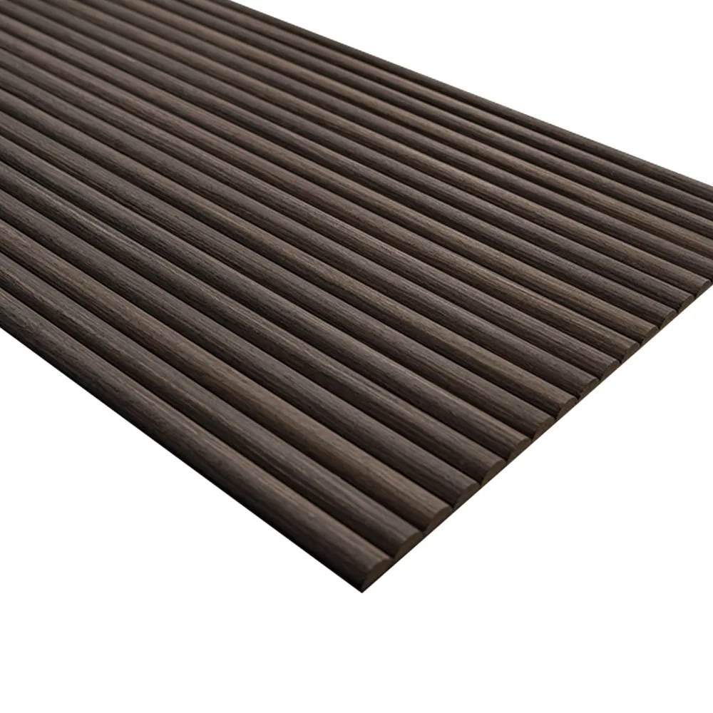 Akoestisch paneel Rond Flex 260x50cm - WoodzZz® - Gerookt eiken - Afbeelding 3
